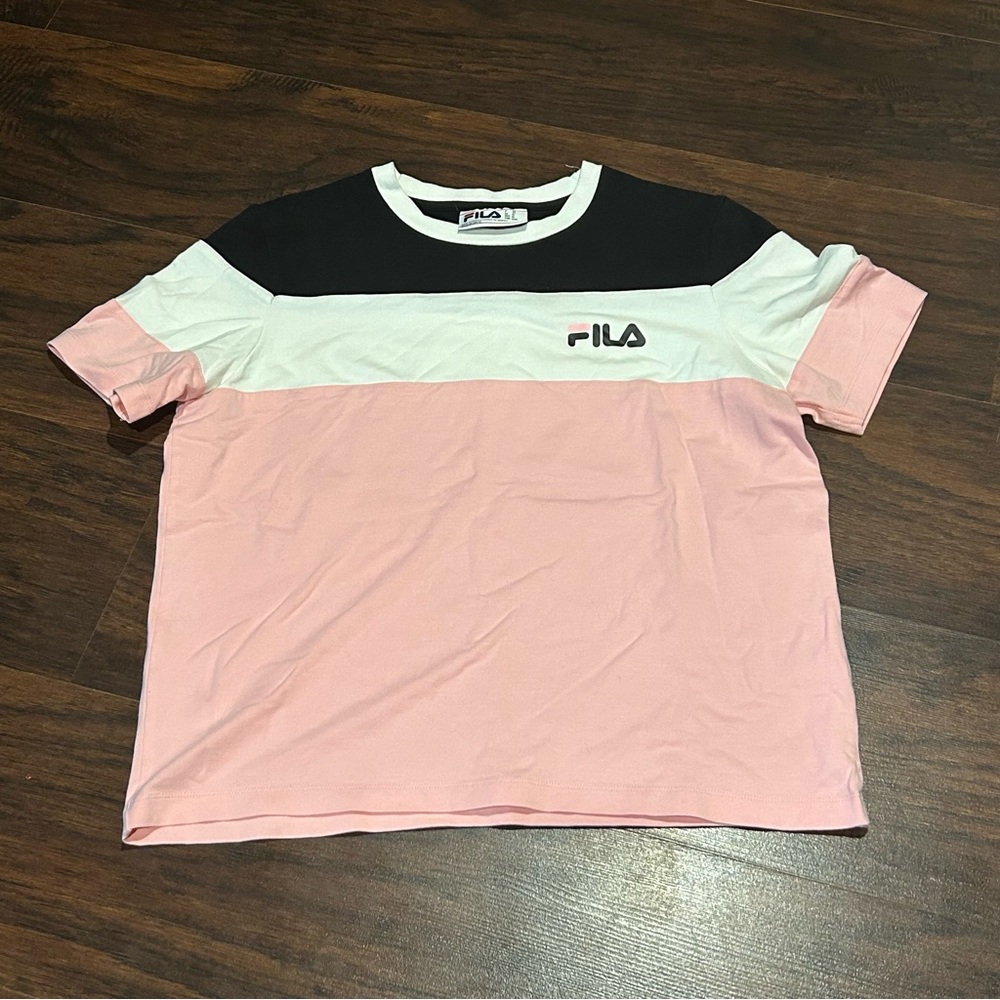 [Fila] Colorblock Athletic Tee - Picture 2 of 8